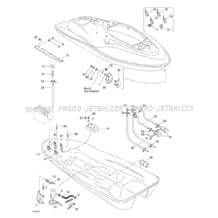09- Hull pour Sea-Doo 2000 XP, 5651 5655, 2000