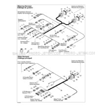 10- Electrical Harness pour Seadoo 2000 XP, 5651 5655, 2000