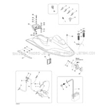 09- Body, Front View pour Sea-Doo 2001 GS, 5518 5519, 2001