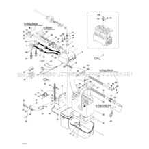 10- Rear Electrical Box pour Seadoo 2001 GS, 5518 5519, 2001