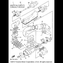 REPAIR KIT 1 pour Yamaha 1996 WaveRunner WAVE RAIDER 760 - RA760U - 1996