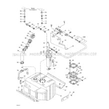 02- Fuel System pour Seadoo 2001 GSX RFI, 5549, 2001