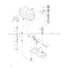 02- Oil Injection System pour Sea-Doo 2001 GTI, 5552, 2001