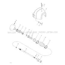 05- Drive System pour Sea-Doo 2001 GTI, 5552, 2001