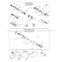 10- Typical Electrical Connections pour Sea-Doo 2001 GTI, 5552, 2001