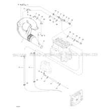 01- Cooling System pour Sea-Doo 2001 GTS, 5520 5521, 2001