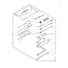 OWNER TOOLS ('77-'78 A1/A1A/A2) pour Kawasaki 1977 JS440