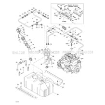 02- Fuel System pour Seadoo 2001 GTX DI, 5528 5529 5540 5541, 2001