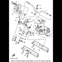 STEERING 1 pour Yamaha 1996 WaveRunner WAVE RAIDER 760 - RA760U - 1996