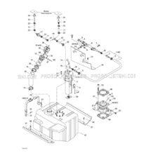 02- Fuel System pour Seadoo 2001 GTX RFI, 5524 5525 5553 5555, 2001