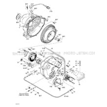 03- Magneto, Oil Pump pour Seadoo 2001 GTX RFI, 5524 5525 5553 5555, 2001