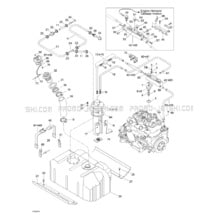 02- Fuel System pour Sea-Doo 2001 RX DI, 5534 5535 5536 5537, 2001