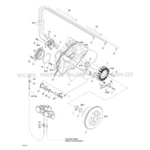03- Magneto, Oil Pump pour Sea-Doo 2001 RX DI, 5534 5535 5536 5537, 2001