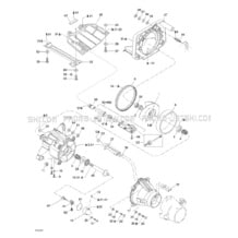 05- Propulsion System pour Seadoo 2001 RX DI, 5534 5535 5536 5537, 2001