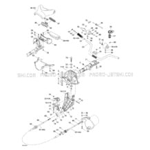 07- Steering System pour Sea-Doo 2001 RX DI, 5534 5535 5536 5537, 2001