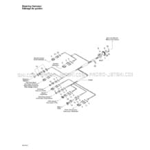 10- Steering Harness pour Seadoo 2001 RX DI, 5534 5535 5536 5537, 2001