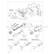 10- Electrical Accessories 1 pour Sea-Doo 2001 RX DI, 5534 5535 5536 5537, 2001