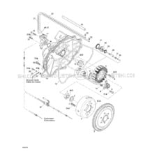 03- Magneto, Oil Pump pour Sea-Doo 2001 XP, 5530 5531, 2001
