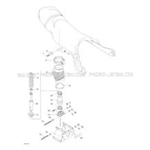 09- Seat Suspension pour Sea-Doo 2001 XP, 5530 5531, 2001