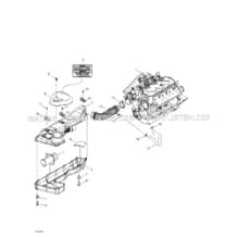 02- Air Intake System pour Seadoo 2002 GTX 4-TEC, 5573 5574 5593 5594, 2002