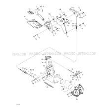 05- Reverse pour Seadoo 2002 GTX 4-TEC, 5573 5574 5593 5594, 2002