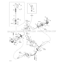 07- Off Power Assisted Steering pour Sea-Doo 2002 GTX 4-TEC, 5573 5574 5593 5594, 2002