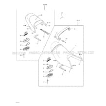 09- Seat pour Seadoo 2002 GTX 4-TEC, 5573 5574 5593 5594, 2002