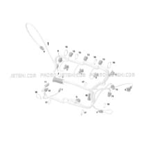 10- Engine Harness pour Sea-Doo 2002 GTX 4-TEC, 5573 5574 5593 5594, 2002