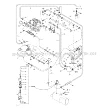 01- Cooling System pour Seadoo 2002 LRV DI, 5460, 2002