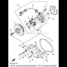 GENERATOR pour Yamaha 1996 WaveRunner WAVE RUNNER III 650 (WRA650U) 1996
