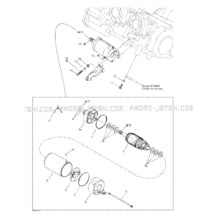 04- Starter pour Seadoo 2002 LRV DI, 5460, 2002