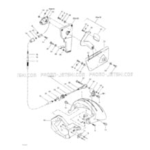 05- Reverse pour Sea-Doo 2002 LRV DI, 5460, 2002
