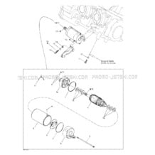 04- Starter pour Seadoo 2002 RX DI (LE), 5583 5584 5585, 2002