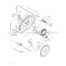 03- Magneto, Oil Pump pour Sea-Doo 2002 XP, 5577 5578, 2002