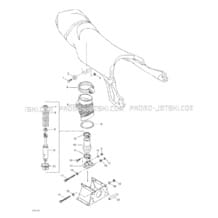 09- Seat Suspension pour Seadoo 2002 XP, 5577 5578, 2002