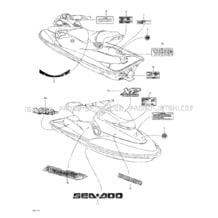 09- Decals pour Seadoo 2002 XP, 5577 5578, 2002