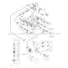 01- Cooling System pour Seadoo 2003 GTI LE RFI, 6103 6104, 2003