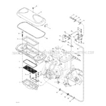 02- Air Intake System pour Sea-Doo 2003 GTI LE RFI, 6103 6104, 2003