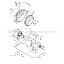 03- Magneto, Oil Pump pour Sea-Doo 2003 GTI LE RFI, 6103 6104, 2003