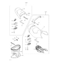 09- Seat pour Seadoo 2003 GTI LE, 2003