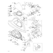 09- Front Storage Compartment pour Seadoo 2003 GTI LE, 2003