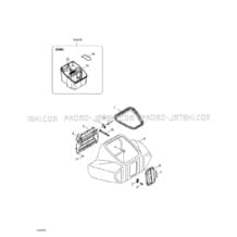 09- Front Storage Compartment pour Sea-Doo 2003 GTX 4-TEC Wake, 2003