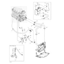 01- Cooling System pour Seadoo 2003 GTX 4-TEC, LTD Supercharged, 2003