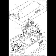 SEAT pour Yamaha 1996 WaveRunner WAVE RUNNER III - WRA650U - 1996