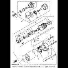 STARTING MOTOR pour Yamaha 1996 WaveRunner WAVE RUNNER III - WRA650U - 1996