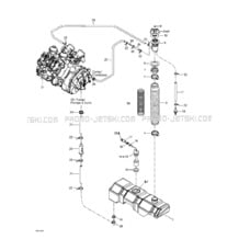 02- Oil Injection System pour Sea-Doo 2003 RX DI, 6122 6123, 2003