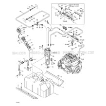 02- Fuel System pour Seadoo 2003 RX DI, 6122 6123, 2003