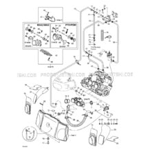 02- Air Intake System pour Seadoo 2003 RX DI, 6122 6123, 2003