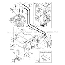 10- Rear Electrical Box pour Seadoo 2003 RX DI, 6122 6123, 2003