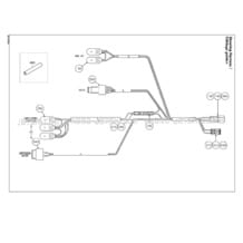 10- Steering Harness pour Sea-Doo 2003 RX DI, 6122 6123, 2003